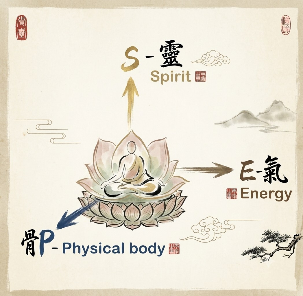 Physical Body · Energy (Qi) · Spirit · Information